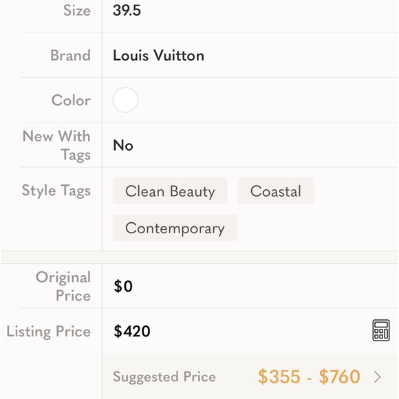 Louis Vuitton LV Monogram White Leather Sneakers. Great condition! Size 39.5 - Picture 10 of 10